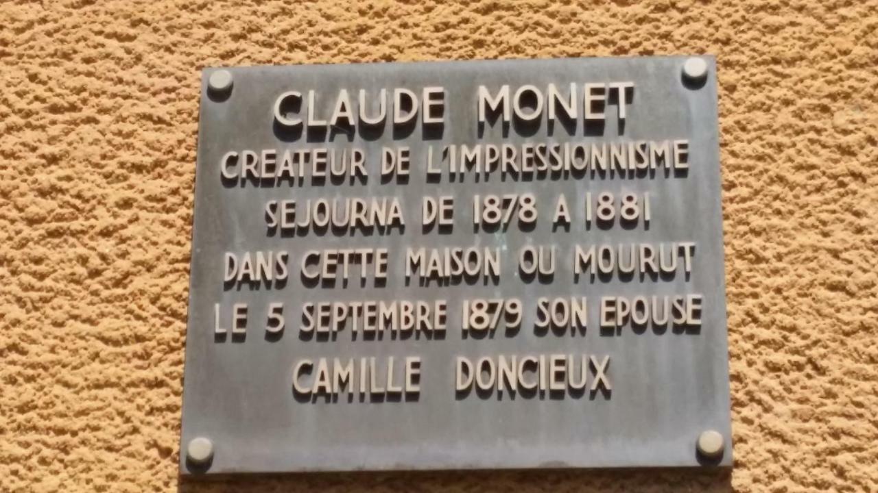 Bed and Breakfast Maison Ou Claude Monet Vecut A Vétheuil Zewnętrze zdjęcie